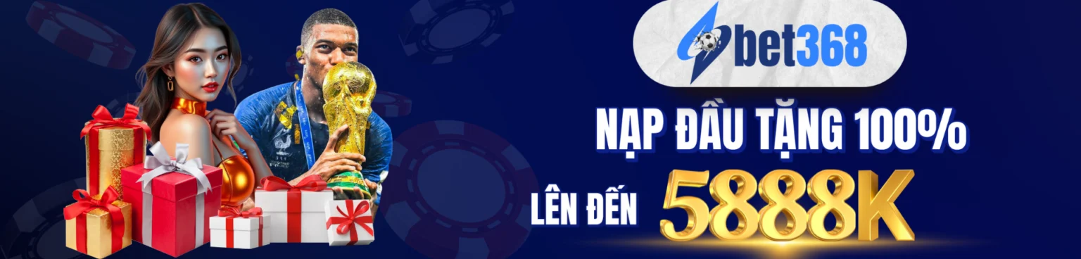 Banner nạp đầu tặng 100 sbet368