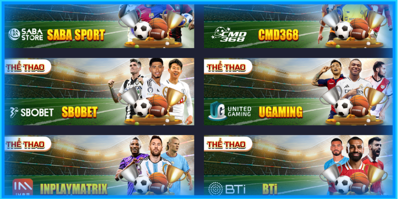 Đa dạng các loại hình cá cược tại Sbet368